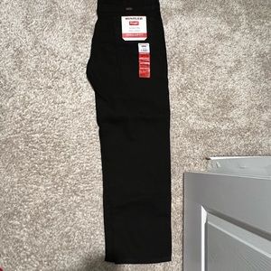 wrangler black denim jeans